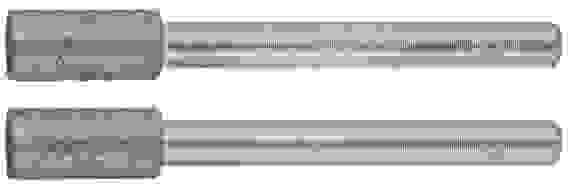 Набор алмазных мини-шарошек 2 шт, 4.8 x 10.0 х 3.2 мм, L 38 мм, ЗУБР