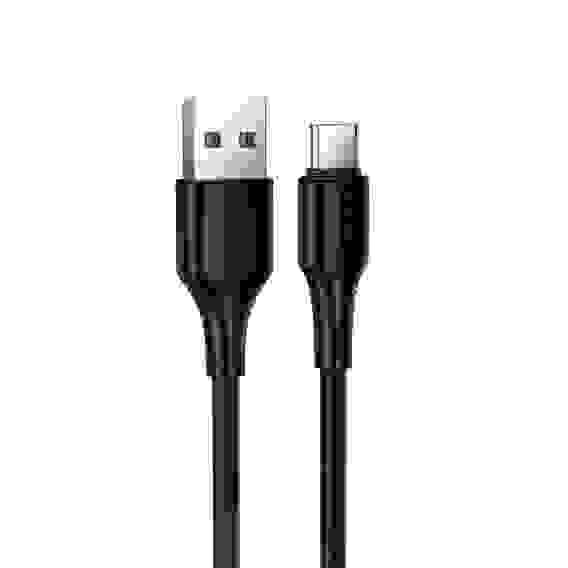 Кабель для зарядки модель X120, USB-C 1м, цвет: черный hoco.