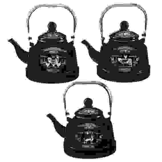 Чайник эмалированный 2,5 л, 3 дизайна, индукция Ранчо VETTA
