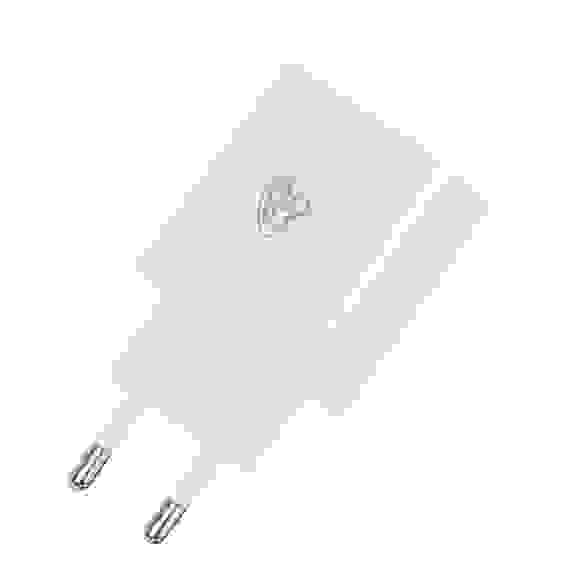 Сетевое зарядное устройство Jupiter 18 Вт, USB-A, QC, 110-240В,50-60Гц, пластик, белый BY