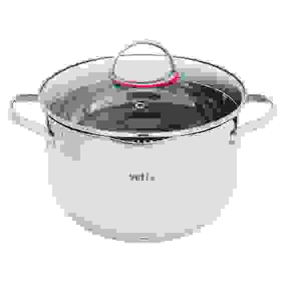 Кастрюля 22х13,5см, 4,8л, со стекл. крышкой, индукция Бирмингем VETTA