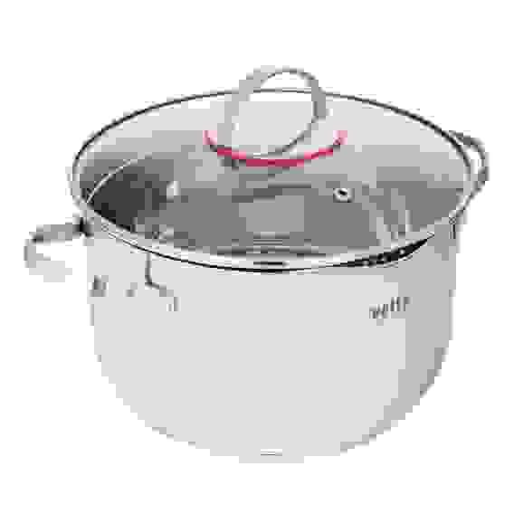 Кастрюля 22х13,5см, 4,8л, со стекл. крышкой, индукция Бирмингем VETTA