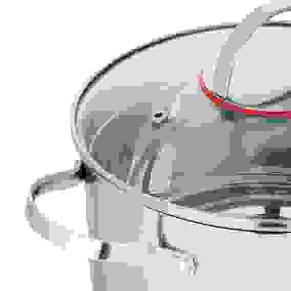 Кастрюля 22х13,5см, 4,8л, со стекл. крышкой, индукция Бирмингем VETTA