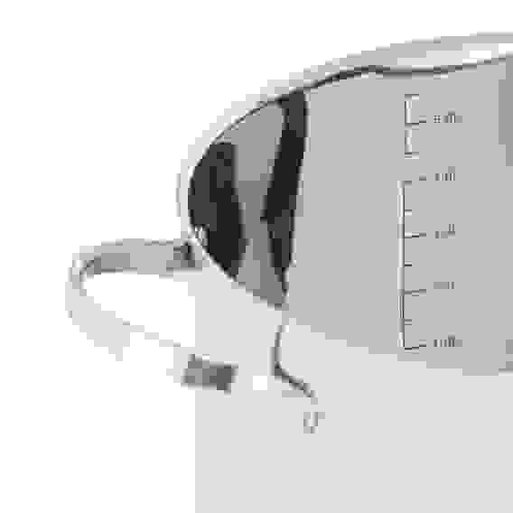 Кастрюля 24х14,5см, 6,3л, со стекл. крышкой, индукция Бирмингем VETTA