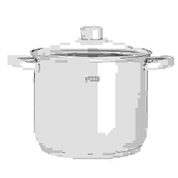 Кастрюля 20х17см, 5,0л, со стекл. крышкой, индукция Орландо VETTA