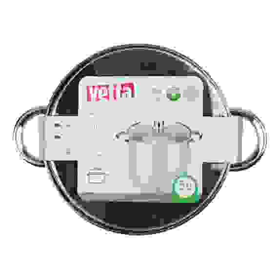 Кастрюля 20х17см, 5,0л, со стекл. крышкой, индукция Орландо VETTA