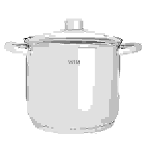 Кастрюля 22х19см, 7,0л, со стекл. крышкой, индукция Орландо VETTA