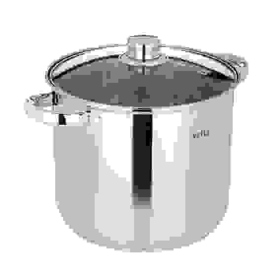 Кастрюля 22х19см, 7,0л, со стекл. крышкой, индукция Орландо VETTA