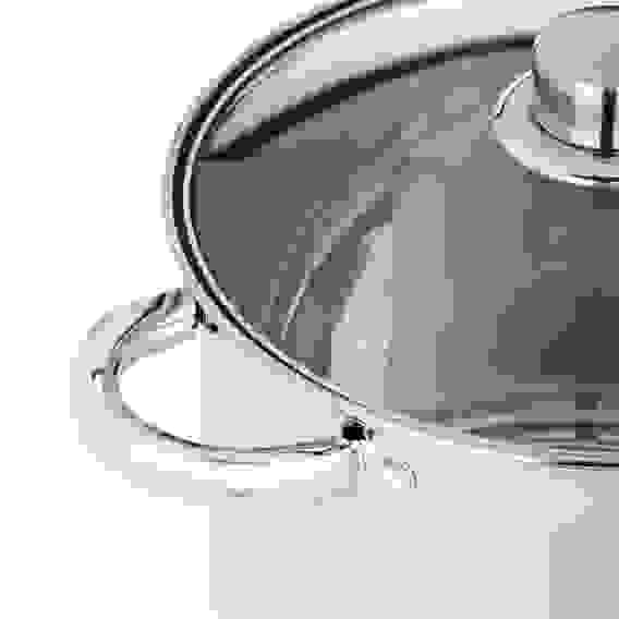 Кастрюля 22х19см, 7,0л, со стекл. крышкой, индукция Орландо VETTA