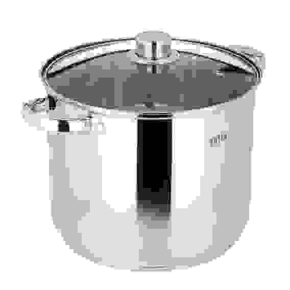 Кастрюля 24х20см, 9,0л, со стекл. крышкой, индукция Орландо VETTA