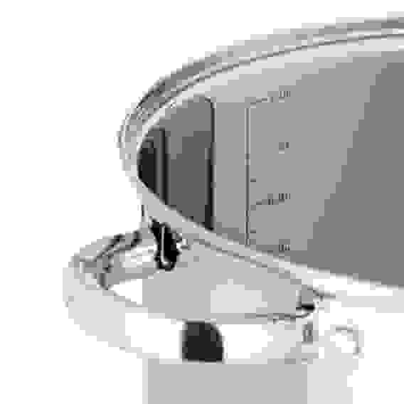 Кастрюля 24х20см, 9,0л, со стекл. крышкой, индукция Орландо VETTA