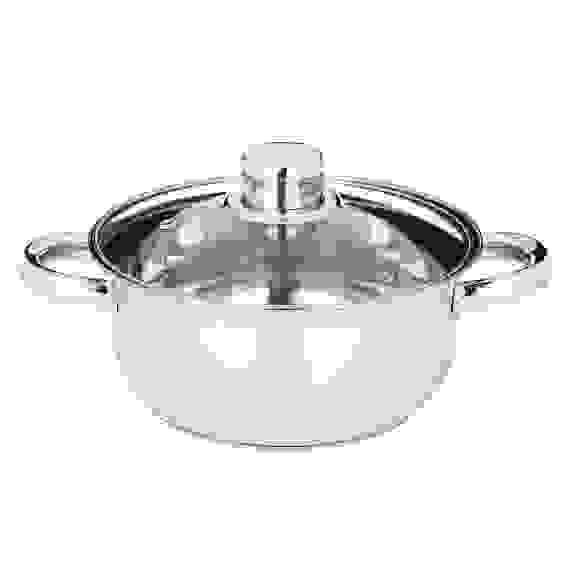 Кастрюля с крышкой 1,7л, 18х9,0см Джерси