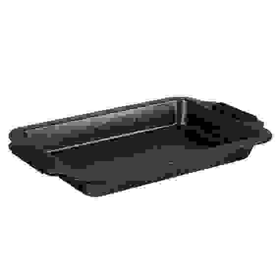 Противень глубокий 36x23x3,5см, антипригарное покрытие Мрамор, силикон.ручки Лион SATOSHI