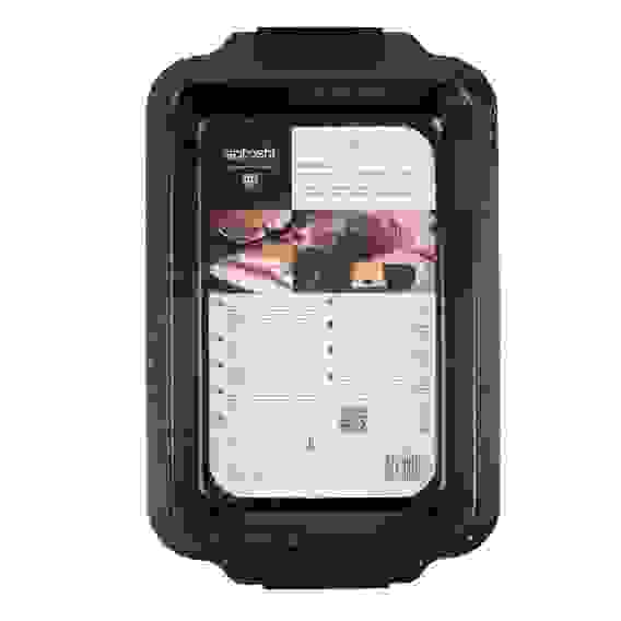 Противень глубокий 36x23x3,5см, антипригарное покрытие Мрамор, силикон.ручки Лион SATOSHI