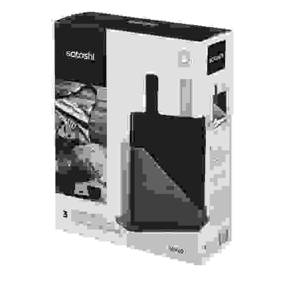 Набор досок разделочных на подставке 4пр, 32х20см, пластик SATOSHI