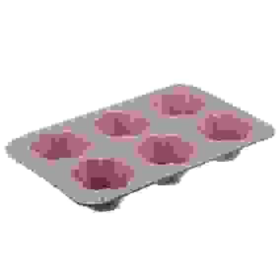 Форма для выпечки маффинов 6 ячеек 29x17,4х3,6см, силикон Алион SATOSHI