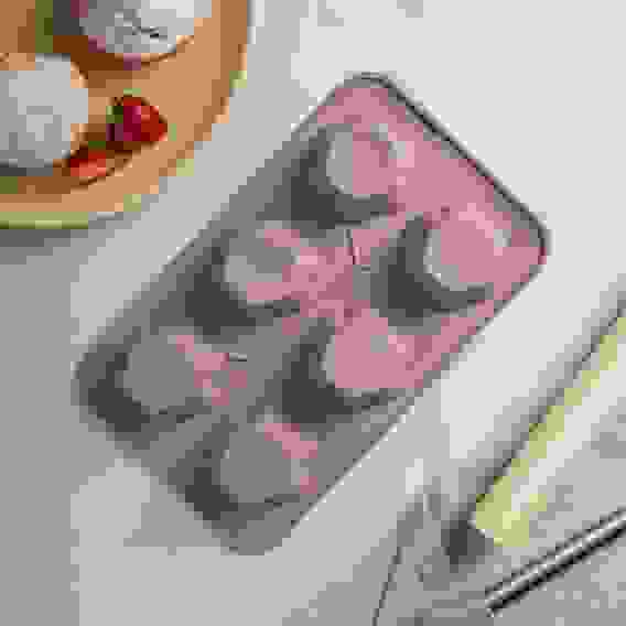 Форма для выпечки маффинов 6 ячеек 29x17,4х3,6см, силикон Алион SATOSHI