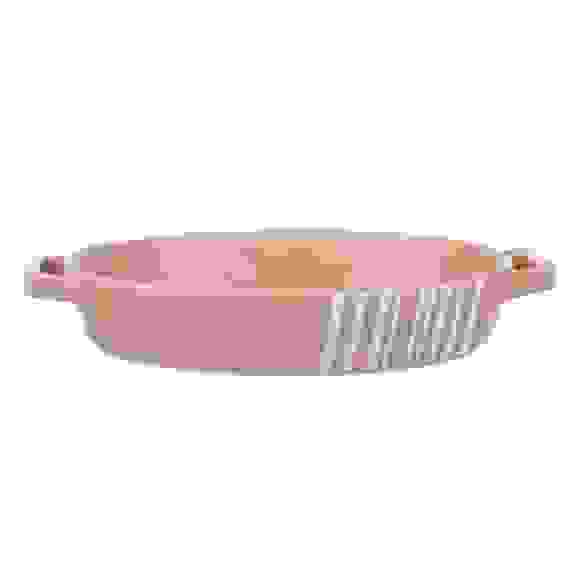 Форма для запекания и сервировки овал.с ручками, керамика, 31х20,5х5см, 1,1л, бежевая MILLIMI