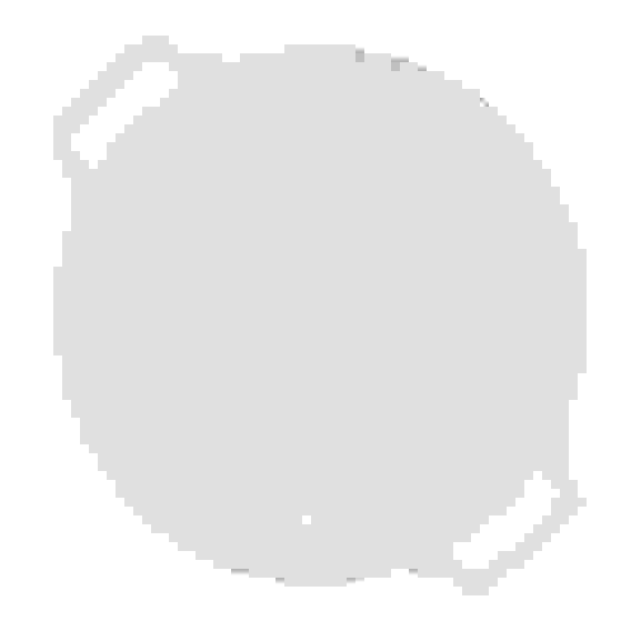 Форма для запекания и сервировки кругл.с ручками, керамика, 25,5х21,5х5см, 1л, белая MILLIMI