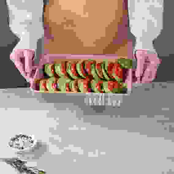 Форма для запекания и сервировки прямоугол.с ручками, керамика, 31х19х5,5см, 1,4л, бежевая MILLIMI