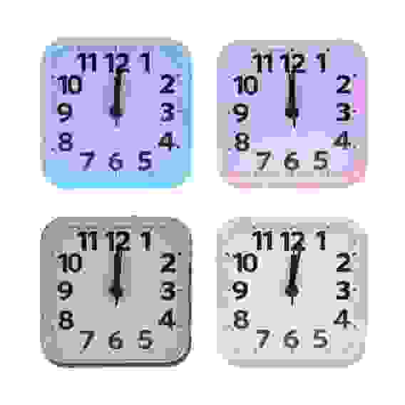 Будильник, 8,5х8,5х3,5см, 1xAA, пластик, 4 цвета CHRONO LADECOR