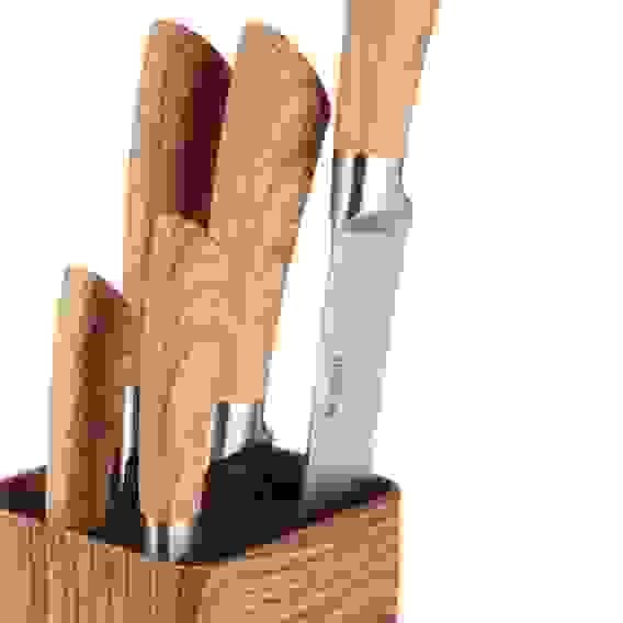 Набор ножей кухонных 6пр, подставка с полипропиленовыми разделителями Роше SATOSHI