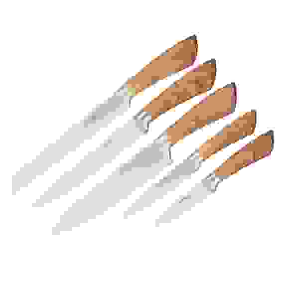 Набор ножей кухонных 6пр, подставка с полипропиленовыми разделителями Роше SATOSHI