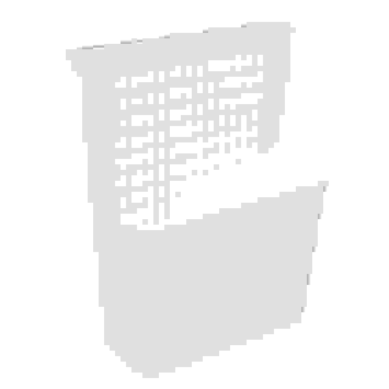 Контейнер Лофт навесной на дверцу 24,5х9х31см, пластик, белый