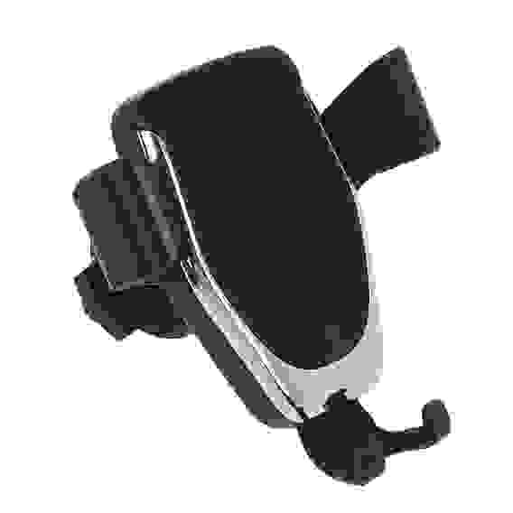 Держатель телефона на дефлектор с беспроводной зарядкой, 10W, 2А, пластик NG