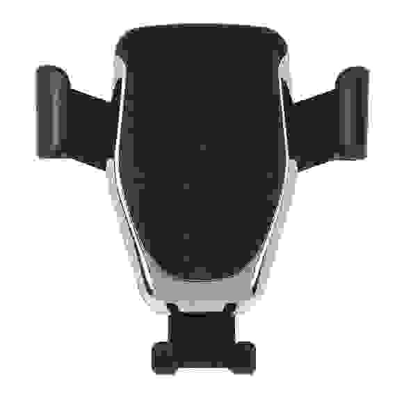 Держатель телефона на дефлектор с беспроводной зарядкой, 10W, 2А, пластик NG