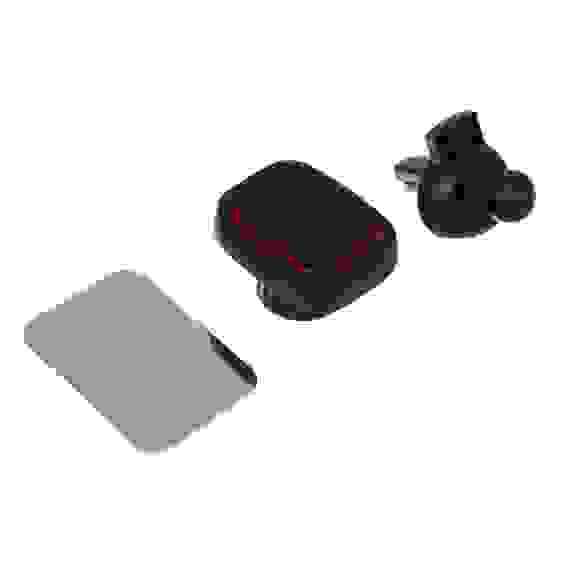 Держатель телефона магнитный, на дефлектор, пластик, черно-красный ЕРМАК