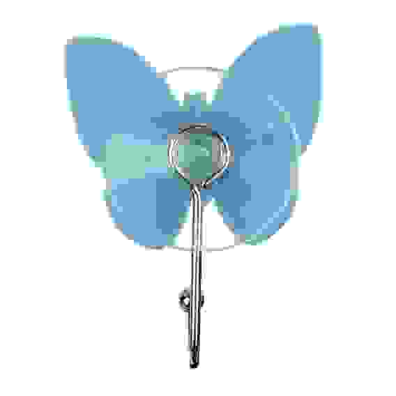 Держатель-крючок "Бабочка" для полотенец на присоске, ПВХ, 8x10,5см VETTA