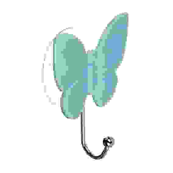 Держатель-крючок "Бабочка" для полотенец на присоске, ПВХ, 8x10,5см VETTA