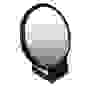 Зеркало настольное складное, зум х1,х2, пластик, стекло, 15,5х9,3х0,8см, черный Леон ЮНИLOOK