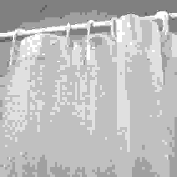 Штора для ванной 3D геометрия 180х180см (12 колец), ПЕВА