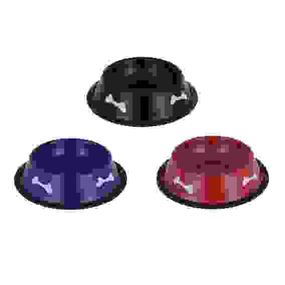 Миска для домашних животных, нерж. сталь, 16х4 см, 200 мл, 4 цвета VETTA