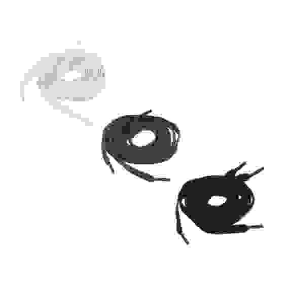 Шнурки для обуви без завязывания с фиксатором 2шт, длина 100см, ширина 8мм, 3 цвета