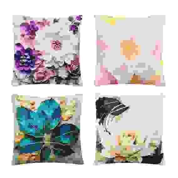 Чехол декоративный на подушку, 40х40см, 100% полиэстер, 4 дизайна Миэль PROVANCE