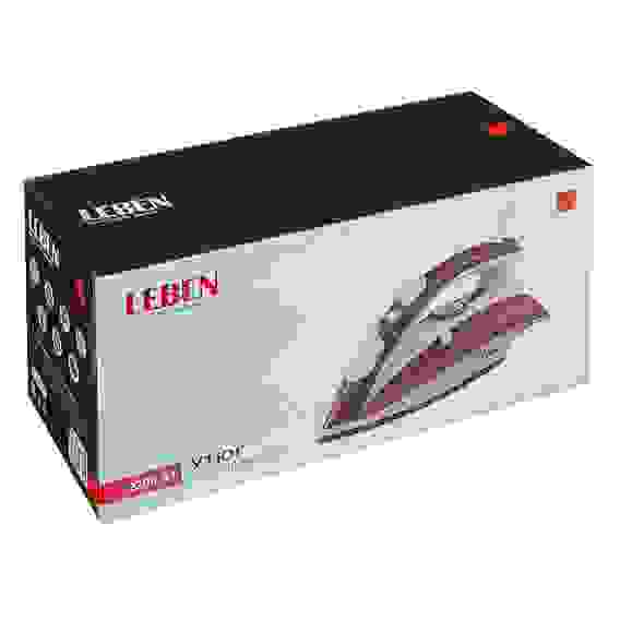 Утюг с отпаривателем 2200 Вт, подошва - керамическое покрытие, ES-5198 LEBEN