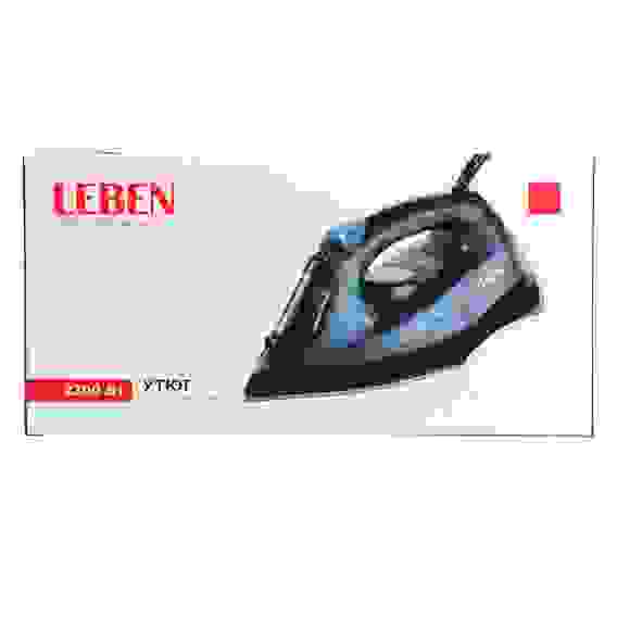 Утюг с отпаривателем, 2200 Вт, подошва - керам. покрытие, антикапля, антинакипь, бак 280 мл LEBEN