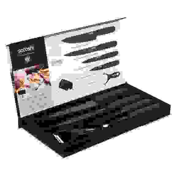 Набор ножей кухонных 5пр, в магнитной коробке Норден SATOSHI