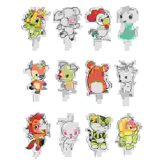 Ложка детская "Зверушка", нерж.сталь, 12 дизайнов