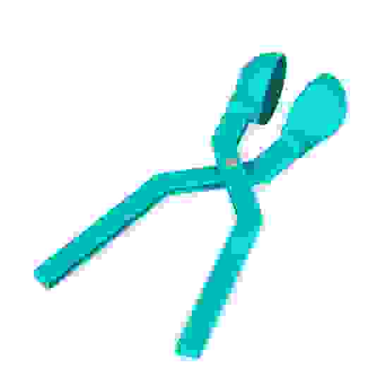 Форма для лепки снежков "Снежинка" (бирюзовый) (уп.20) (Стандарт качество)