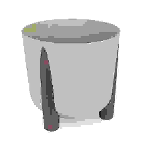 Кашпо на ножках "Жардин" 9л (с дренажной вставкой) (оливковый) (уп.4) (Стандарт качество)