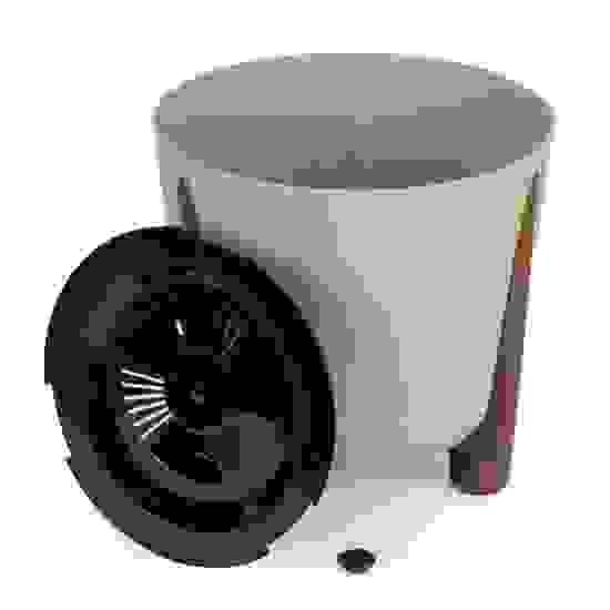 Кашпо на ножках "Жардин" 9л (с дренажной вставкой) (оливковый) (уп.4) (Стандарт качество)