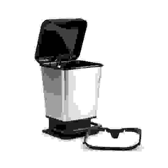 Контейнер для мусора "Металл" 20л (с педалью) (Стандарт качество)