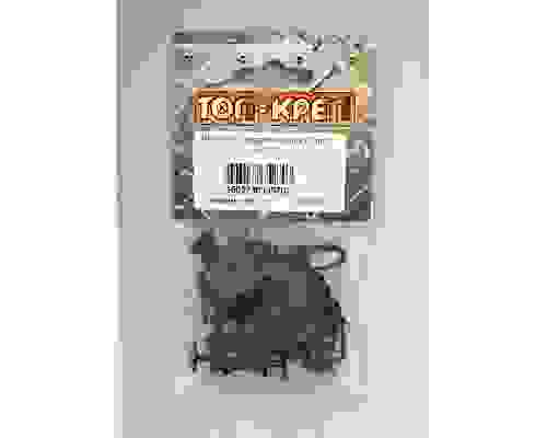 Крючок - гвоздик для штор (шляпка 11мм) черный (20шт) 062-11