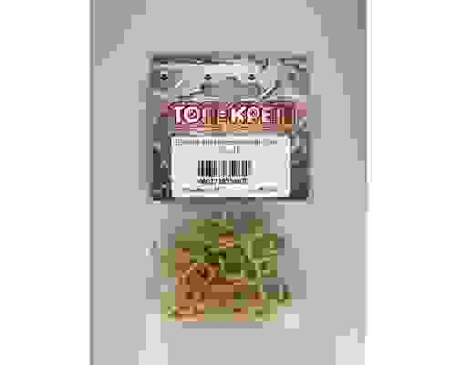 Крючок шторный для колец карниза беж. (20шт) 062-18