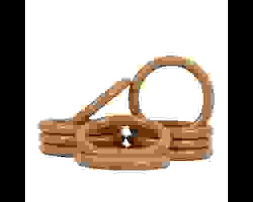 Кольцо для карниза D28 пластик бежевый (10шт) 126-2