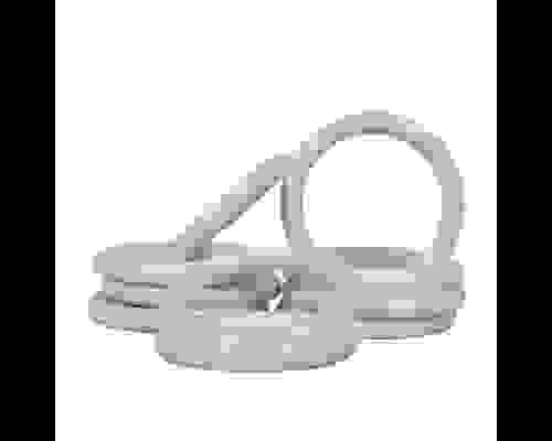 Кольцо для карниза D28 пластик белый (10шт) 126-1